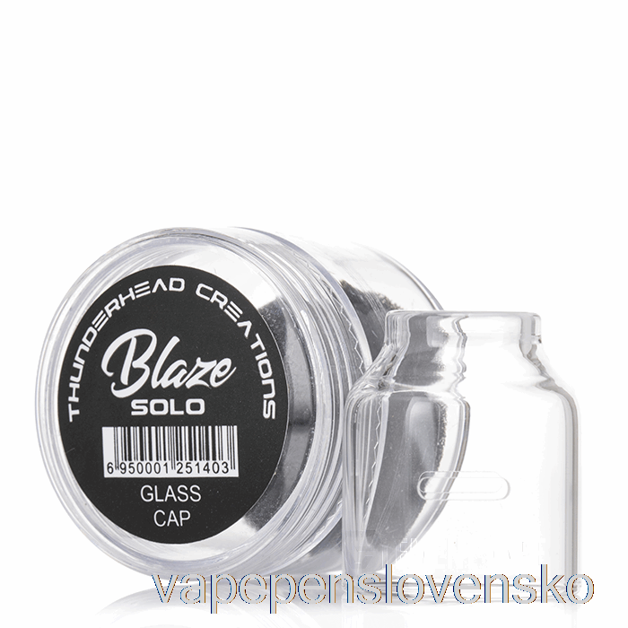 Thunderhead Výtvory Blaze Solo Rda Sklenený Uzáver Blaze Solo Rda Sklenený Vrchný Uzáver Vape Pero